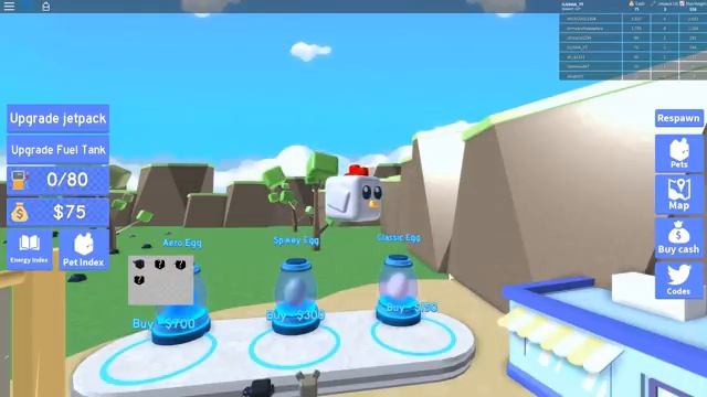 УЛЕТЕЛ В НЕБО, СИМУЛЯТОР ДЖЕТПАКА В РОБЛОКС | Roblox смотреть онлайн
