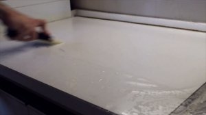 Защита рабочей поверхности кухни/DIY оклейка кухонной столешницы/Прозрачная матовая пленка