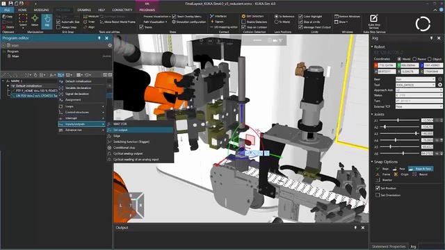KUKA Robot Programming with KUKA.Sim 4.0 смотреть онлайн