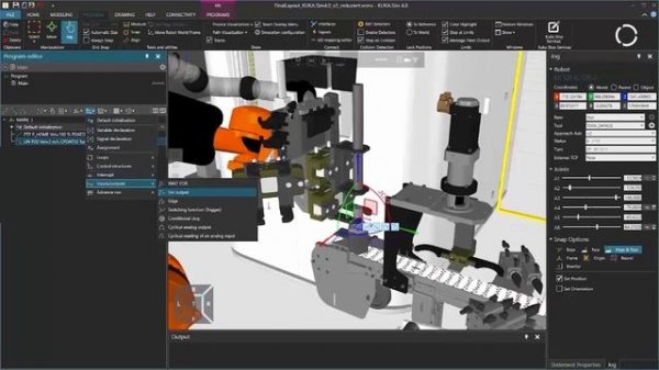 KUKA Robot Programming with KUKA.Sim 4.0