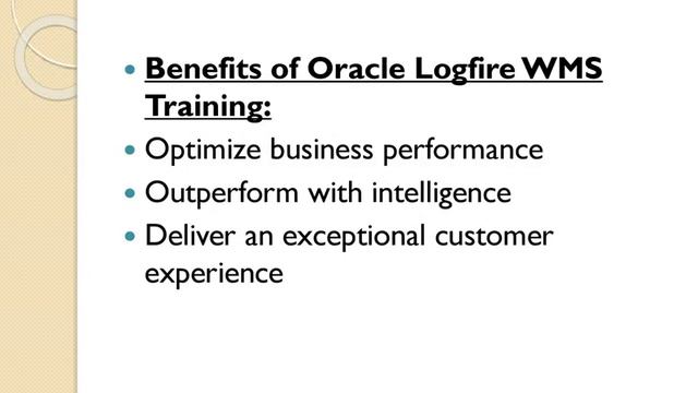 Oracle Logfire WMS Online & Corporate Training By Proexcellency смотреть онлайн