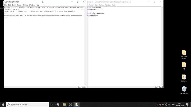 args and kwargs in Python | Python Tips | Python Tip No - 1 смотреть онлайн