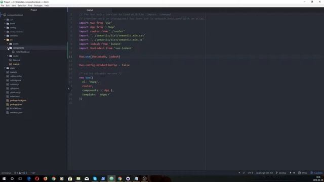 Composition book - lodash installation смотреть онлайн