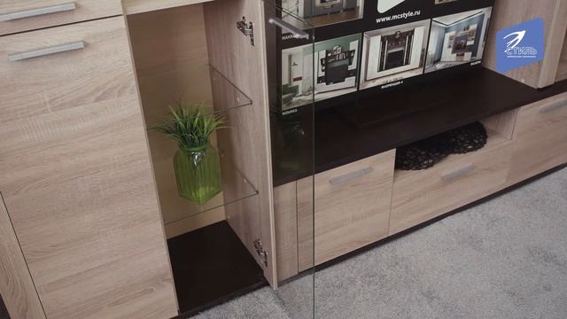 Купить стенку-гостиную Перхъявр в Мурманске mebel51.ru с бесплатной доставкой по ближайшей области смотреть онлайн