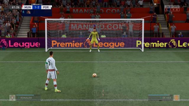 FIFA 22 Seasons: De Gea Saves Ronaldo's Penalty After Pogba Gets Questionable Red Card | FIFA 22 PC