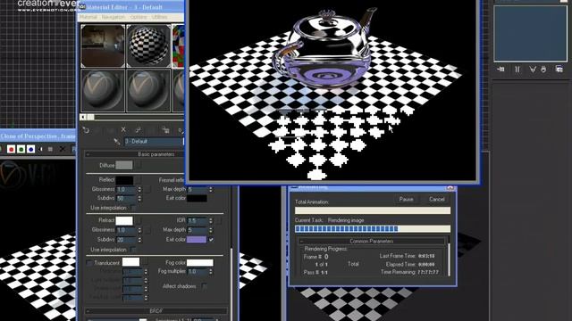 40 refract exit color tutorial rendu réaliste au 3dsmax+vray смотреть онлайн