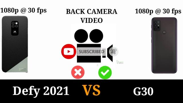 Motorola Defy 2021 Vs Motorola Moto G30
