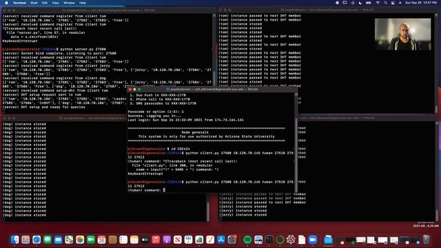 ASU CSE424 Computer Networks: Socket project demo смотреть онлайн