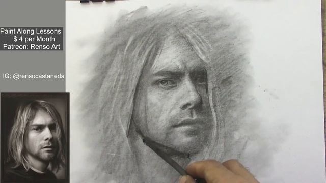 Live Charcoal drawing смотреть онлайн