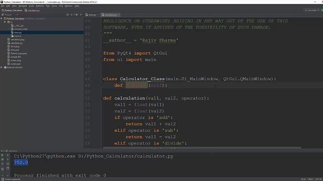 Build a calculator software in python - Part02 смотреть онлайн