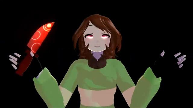 [ MMD x Undertale ] Wanna play? Chara смотреть онлайн
