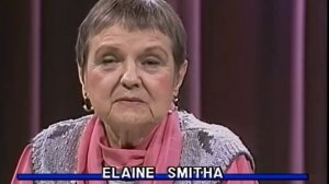 Интервью Джона Хатчисона с Элейн Смит ч2