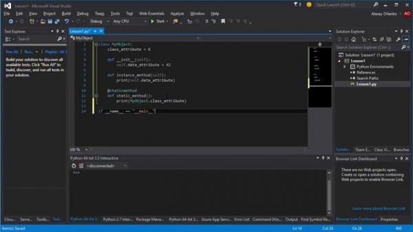 Python Essential. Урок 1. Введение в ООП Python