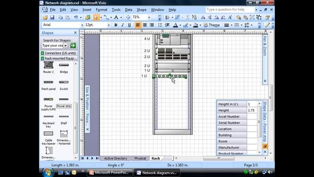 Creating Rack Diagrams using Visio смотреть онлайн