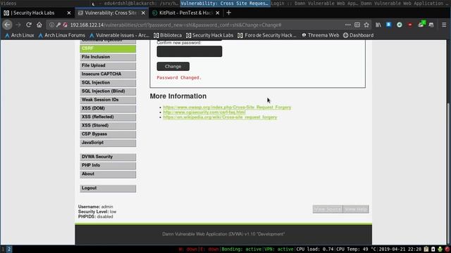 ¡Cambiando contraseñas remotamente explotando CSRF! - Security Hack Labs смотреть онлайн