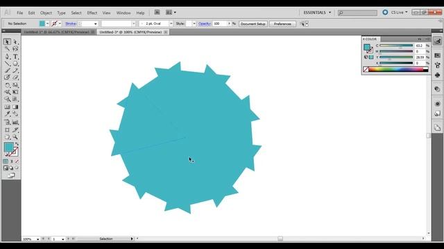 Creating a Radial Pattern in Adobe Illustrator смотреть онлайн