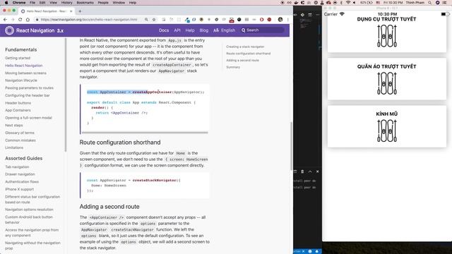 Bài 10 - React navigation (Stack) смотреть онлайн