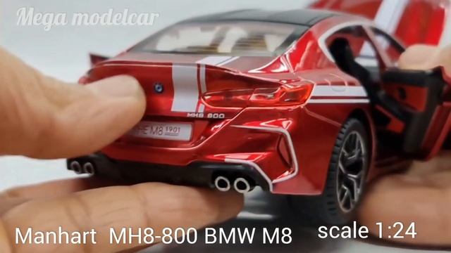 Modelcar BMW M8 Manhart MH8-800(sxale 1:24)