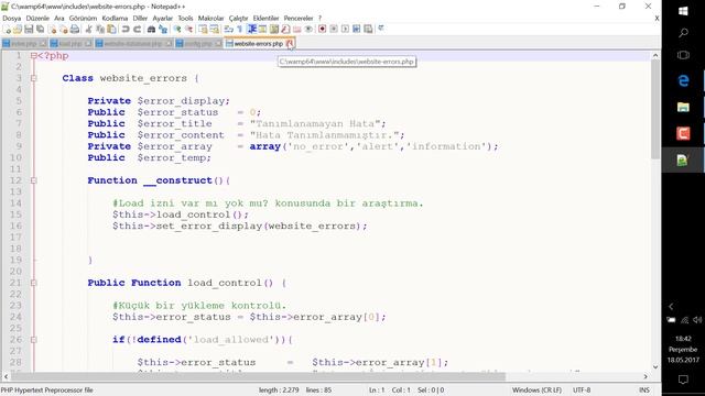 PHP SİTE KODLAMA - ( PDO + CLASS ) \\ Üçüncü Bölüm смотреть онлайн