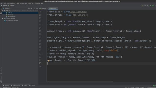 Signalverarbeitung #20 - Audio Verarbeitung in Python #4 - Fourier Transformation смотреть онлайн