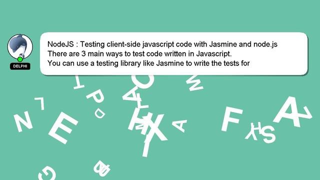 NodeJS : Testing client-side javascript code with Jasmine and node.js смотреть онлайн