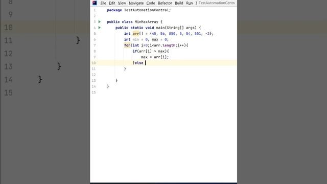 Find the Minimum and Maximum values in an Array | Java Program | Java Interview Question and Answer смотреть онлайн