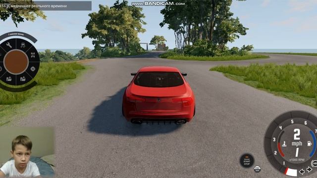 BeamNG.drive что будет если машина с едет с экстремальной горки смотреть онлайн