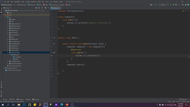 [Bangla] Anonymous Class || Class 13 || Java Full Course || Basic to Advance смотреть онлайн