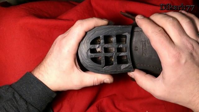 Установка набойки на литую подошву. смотреть онлайн