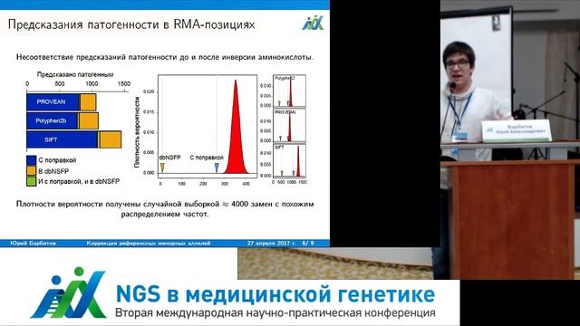 27.04_17:35 (29) Систематическая коррекция проблемы референс. минорных аллелей... / Ю.А. Барбитов смотреть онлайн