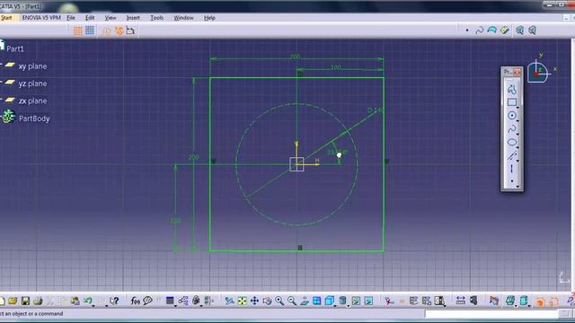 Catia tutorial-part 1 sketch & dimension |basic to advance| смотреть онлайн