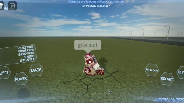 Роблокс Iron man simulator 2 новые команды для телефона. смотреть онлайн