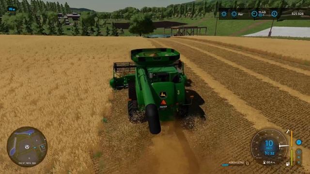 Новый мод. Комбайн John Deere STS 70 Series. Farming Simulator 22 смотреть онлайн