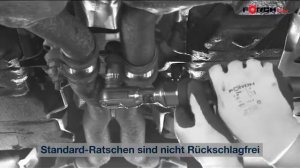 Мощная ударная пневмотрещотка 1/2“ 122 Нм Forch (Германия)