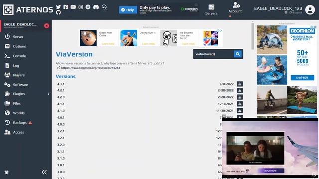 HOW TO MAKE ATERNOS SERVER FOR ALL VERSIONS OF MINECRAFT!! смотреть онлайн