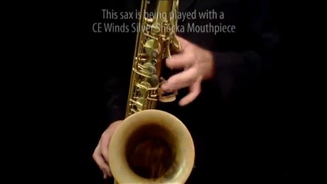 CE Winds Pro Series Dark Vintage Tenor Saxophone w/ Silver Shocka Mouthpiece смотреть онлайн