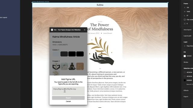 How to Export Figma to HTML with Vev смотреть онлайн