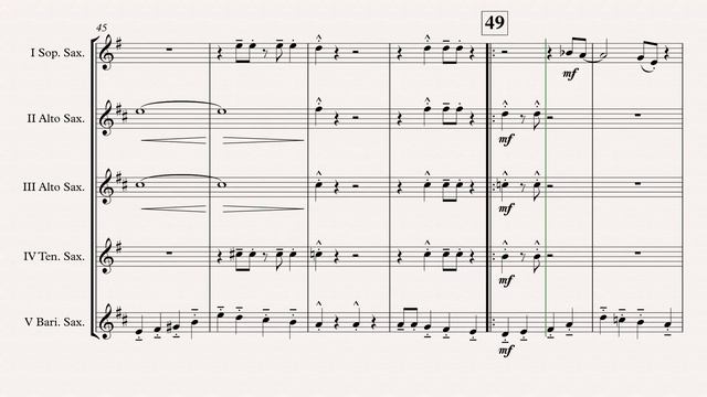 „Hot Chocolate“ Sax. Quintet arr. Adrian Wagner (Alan Silvestri) смотреть онлайн