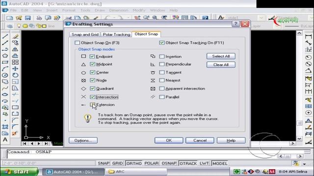 Autocad Osnap Comment | AutoCAD Online Class 07 | Prokousholy | Autocad Bangla Tutorials | OS Comnt смотреть онлайн