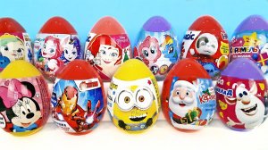 ПЛАСТИКОВЫЕ ЯЙЦА СЮРПРИЗЫ! Мстители Marvel, Буба, Миньоны, Кошечки Собачки Kinder Surprise unboxing