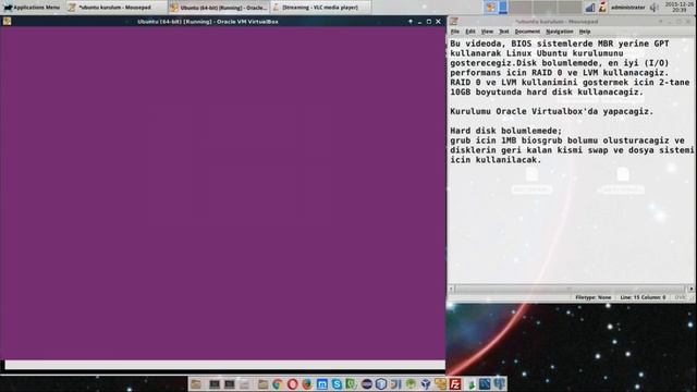 GPT RAID ve LVM ile Ubuntu Kurulumu смотреть онлайн