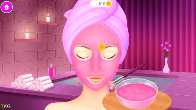 Fun Care - Learn Colors Makeover Kids Games Hair Salon SPA Dress up - Play Angelina's Salon Gamepla смотреть онлайн