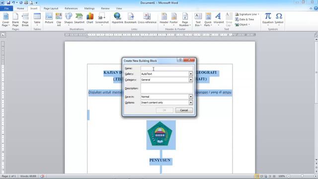 CARA MEMBUAT COVER DI MICROSOFT WORD 2010 HANYA DENGAN KLIK F3 || GAMPANG BANGET GAK PAKE RIBET!!! смотреть онлайн