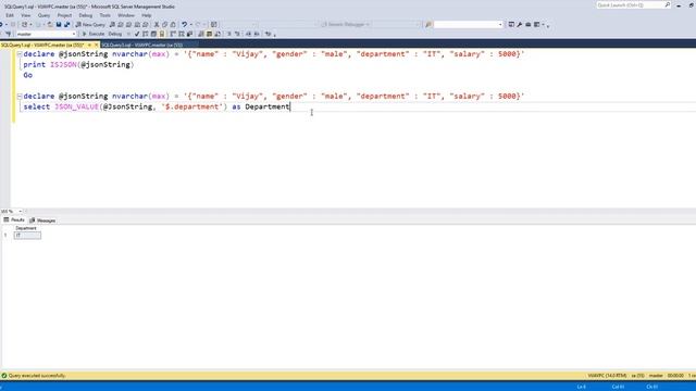 Lesson 42 Json Function in SQL 2016 смотреть онлайн