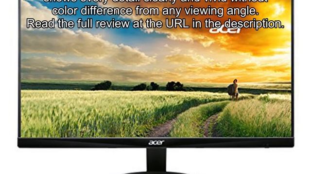 Acer R240HY bidx 23.8-Inch IPS HDMI DVI VGA (1920 x 1080) Widescreen Monitor review смотреть онлайн