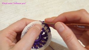 Красивый вязаный кулон крючком легко!