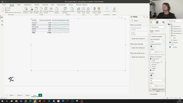 Power BI | Créer des micrographiques (sparklines) смотреть онлайн