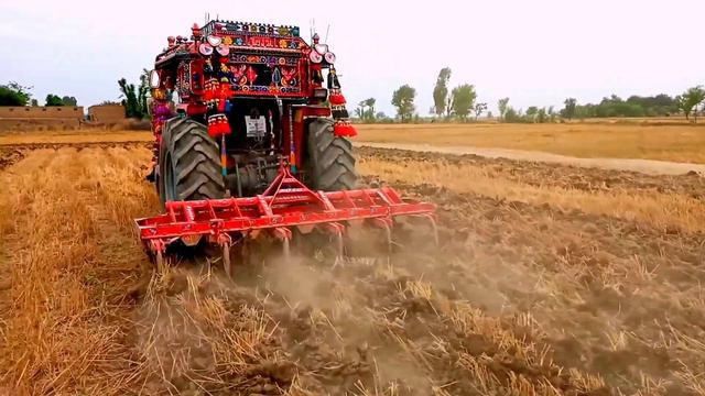 MF 385 tractor working more extra Powerful with Hull || Cultivator🔥 Punjab Milat Tractors смотреть онлайн