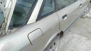 Audi 80 замена крыла и ремонт арки