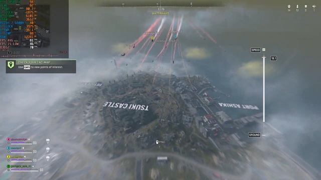 Cod :Warzone 2 | RTX 3050 Ti(95W tdp) + Ryzen 7 6800H ( 1080P Balanced settings DLSS OFF ) смотреть онлайн